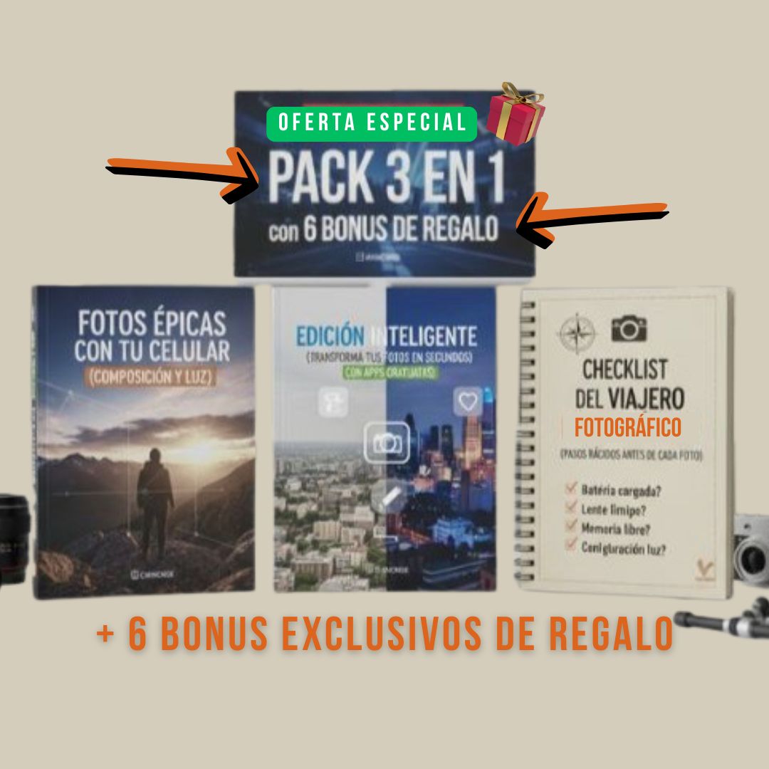 Captura tu mundo 3x1 + 6 BONUS DE REGALO